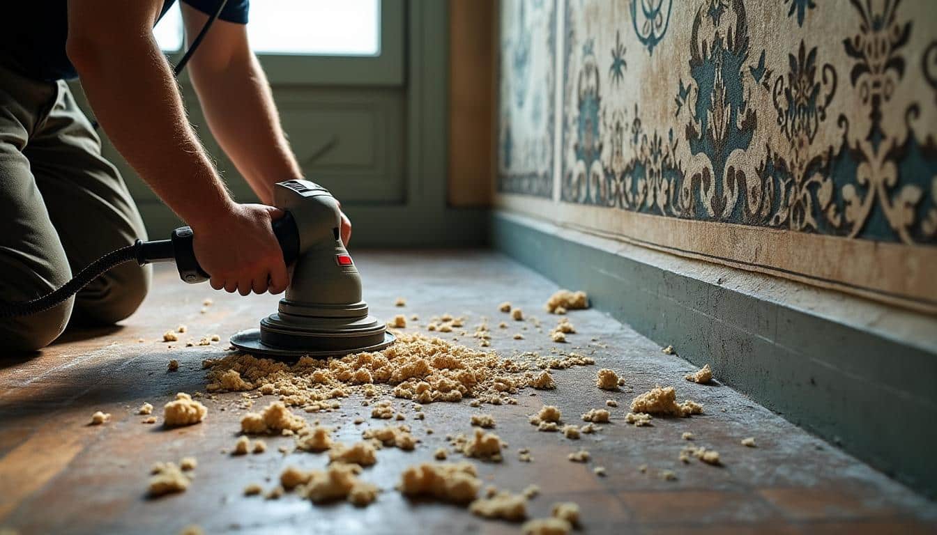 Comment utiliser un décapeur pour enlever la vieille tapisserie ?