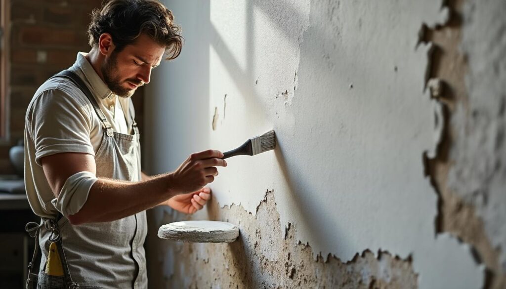 Rénover un mur ancien avec de la peinture sur plâtre