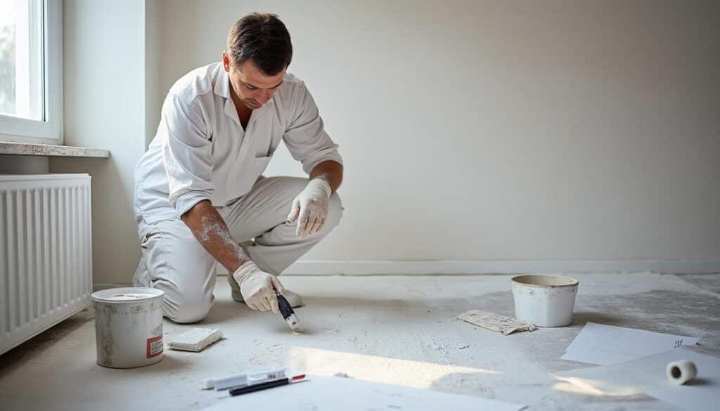 Techniques spécifiques pour peindre un plafond en plâtre