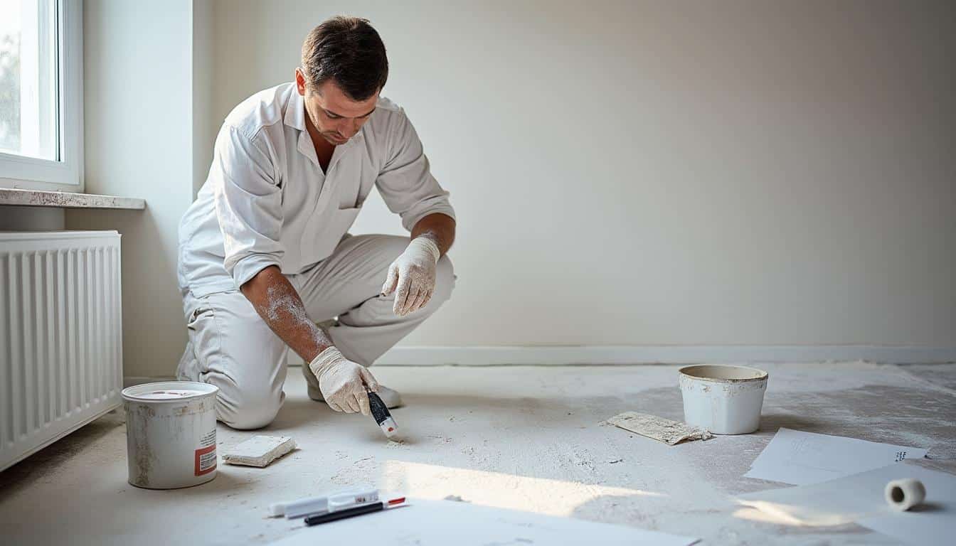 Techniques spécifiques pour peindre un plafond en plâtre