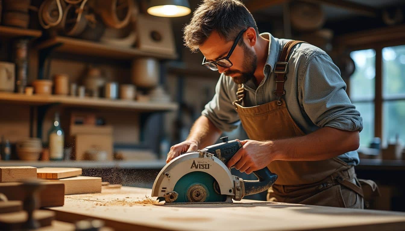 Scie circulaire à onglet : guide complet pour des coupes précises