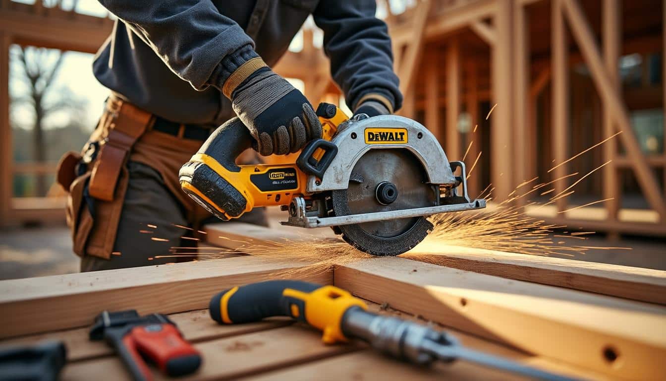 Illustration: Pourquoi opter pour une scie circulaire Dewalt sans fil pour vos travaux ?