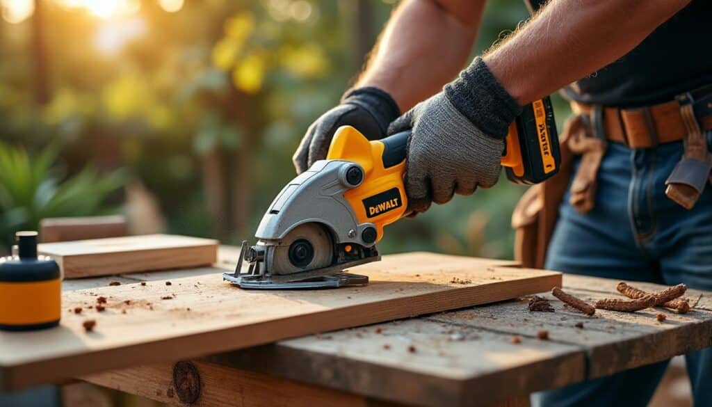 Scie circulaire Dewalt sans fil : puissance et liberté de coupe