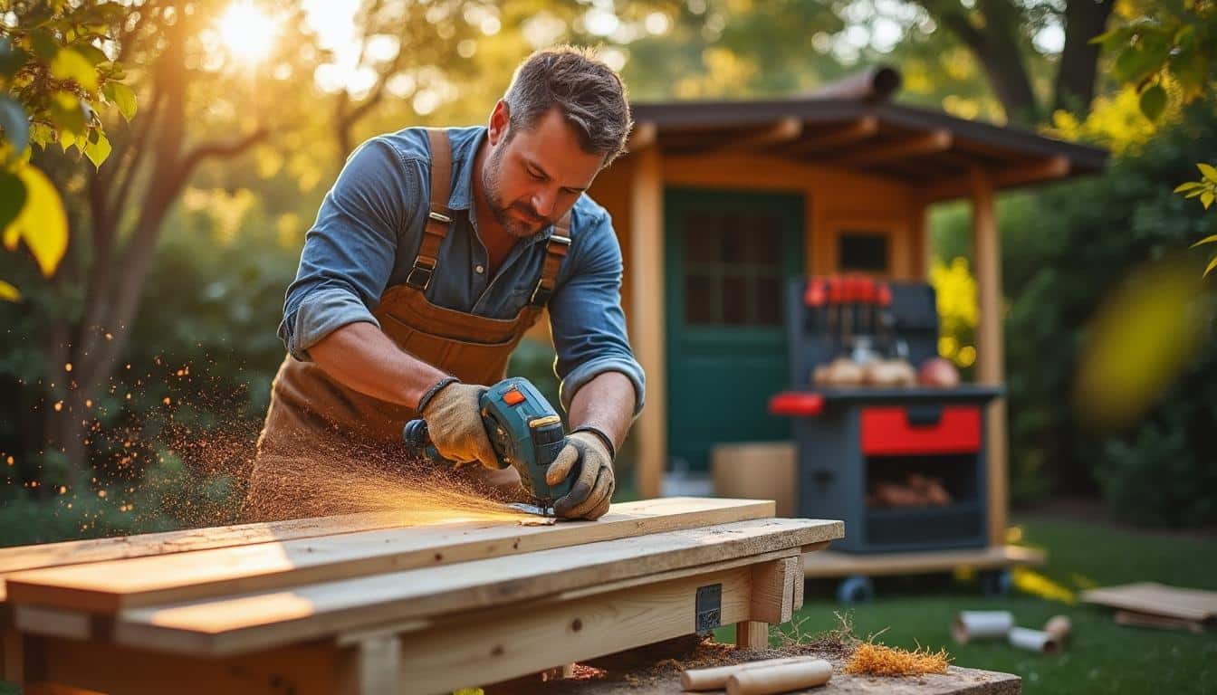 Illustration: Comprendre l’intérêt d’une scie électrique pour couper des bûches facilement