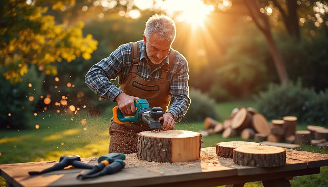 Illustration: Pourquoi choisir une scie électrique adaptée pour couper vos bûches ?