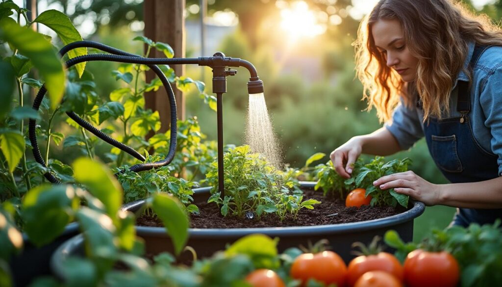 Mettre en place un arrosage automatique dans une serre pour potager à la maison