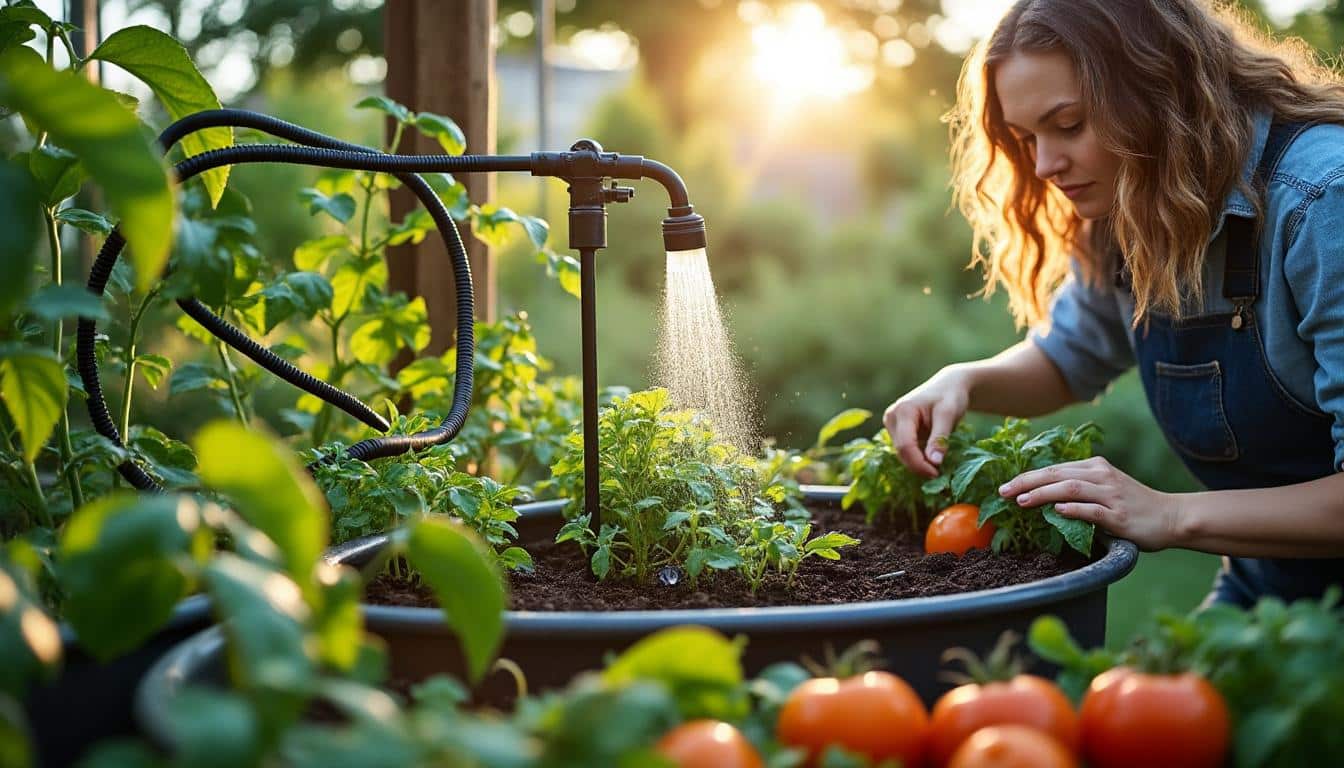 Mettre en place un arrosage automatique dans une serre pour potager à la maison