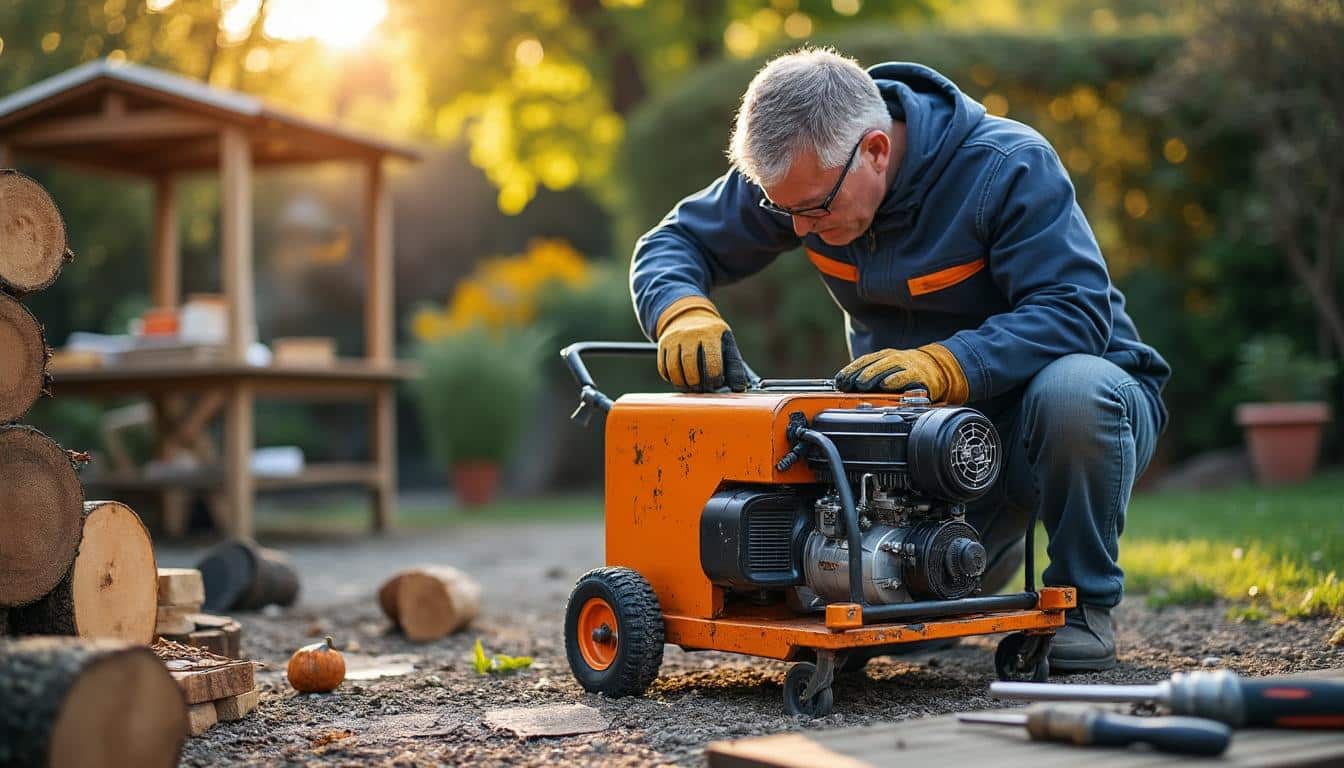 Illustration: Comment bien choisir une scie à bûche thermique d’occasion : guide complet