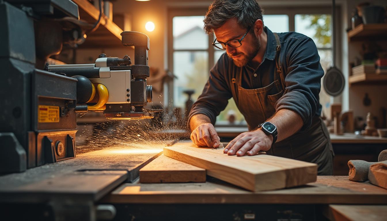 Illustration: Fonctionnalités avancées et performances de la scie à ruban Promac 349V qui font la différence