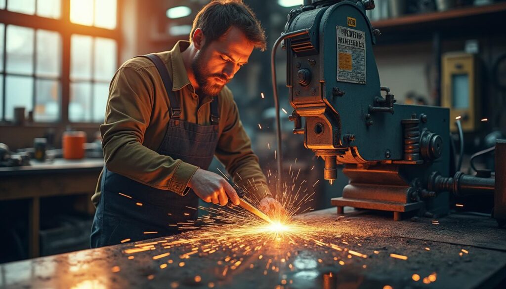 Scie à ruban Promac 349V : Précision et robustesse pour métaux