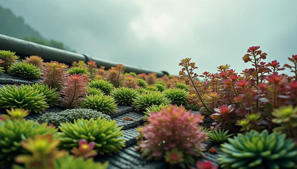 Toiture végétalisée à base de sedum : écologique et durable