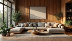 Salon en lambris : conseils et idées pour une déco chaleureuse