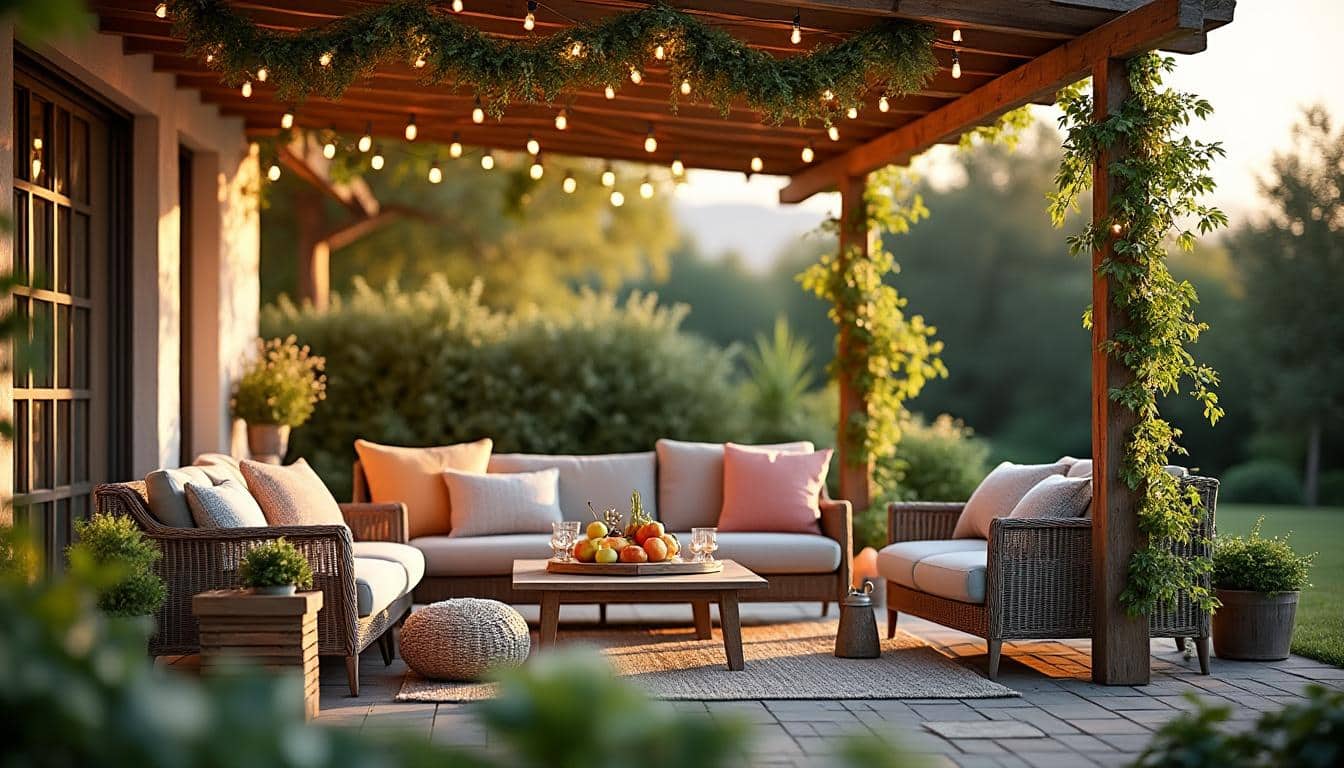 Décoration de pergola extérieure : idées pour un espace convivial
