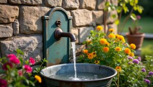 Robinets extérieurs décoratifs : alliez charme et praticité au jardin