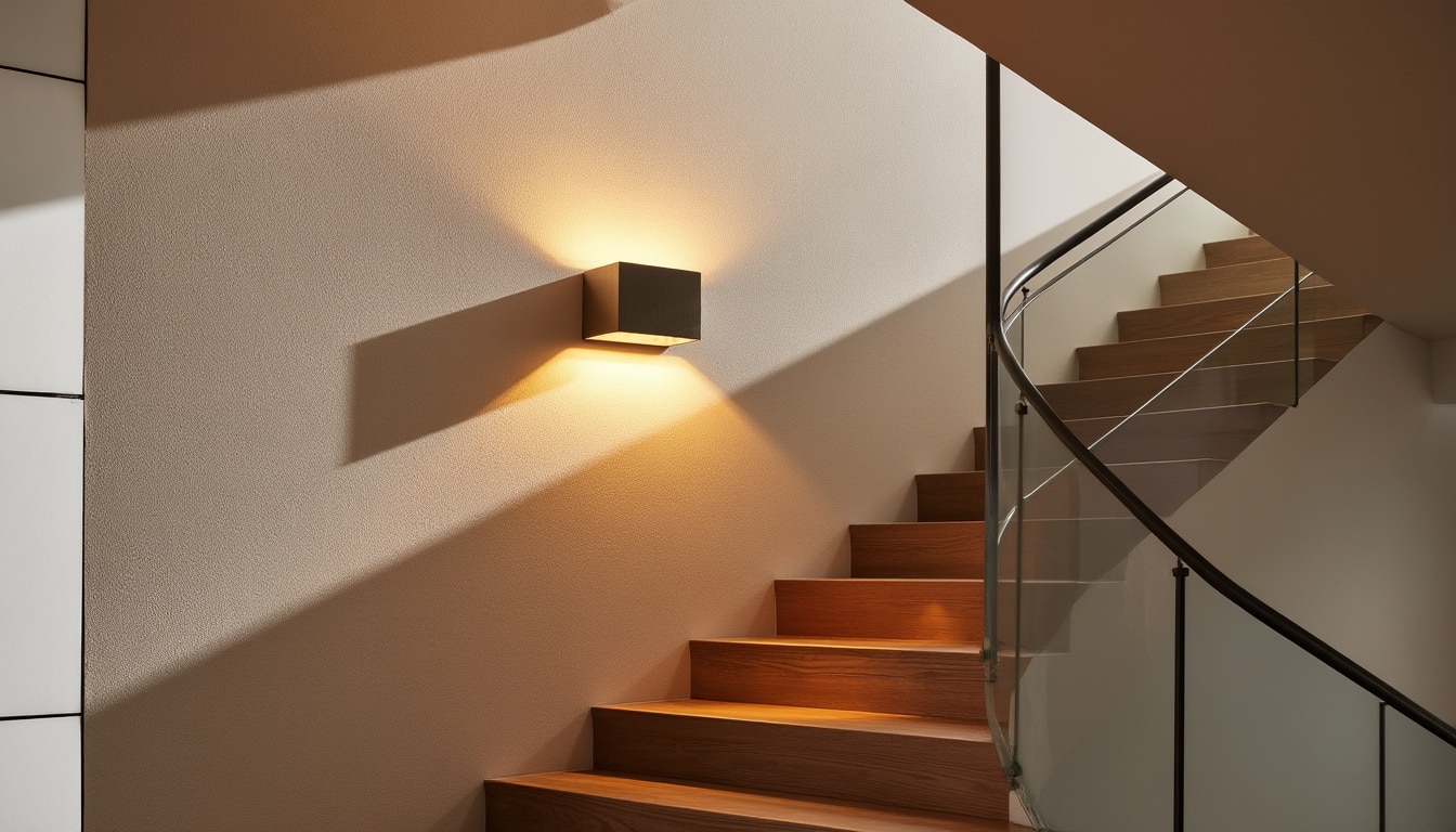 Illustration: Comprendre le rôle et les caractéristiques d’une grande applique murale pour l’escalier
