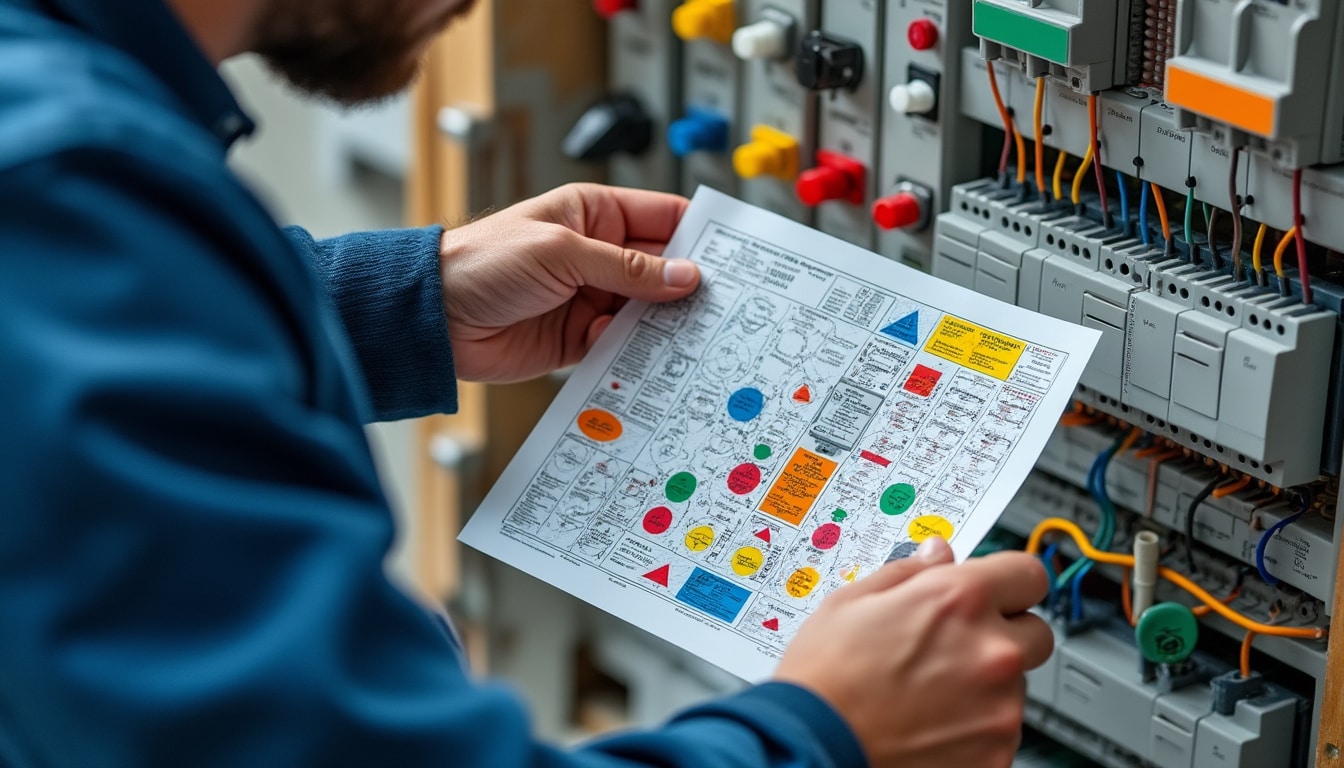 Illustration: Pourquoi utiliser des pictogrammes pour un tableau électrique : comprendre leur rôle essentiel