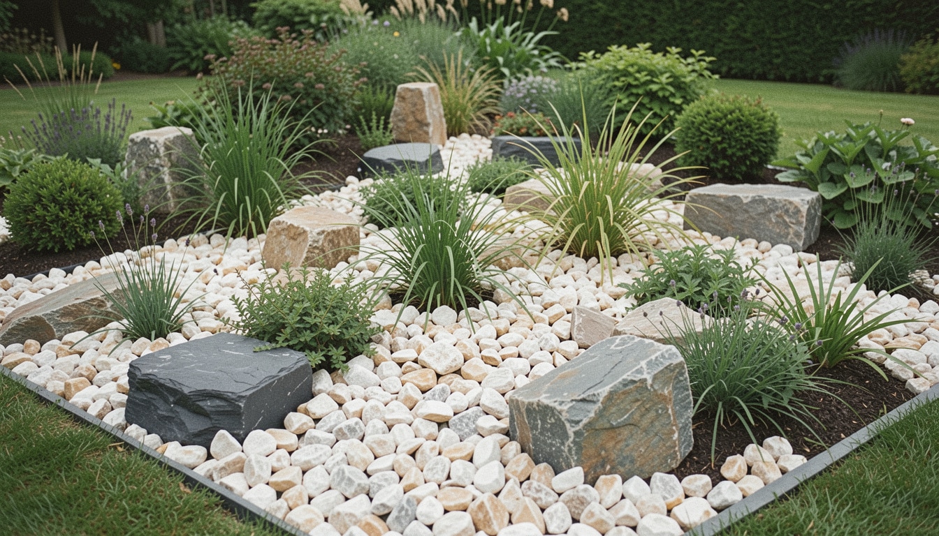 Quelle pierre choisir pour un massif de jardin ?