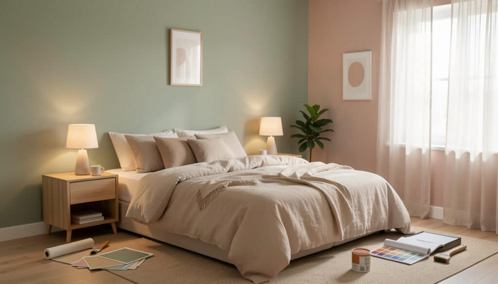 Idées de peinture pour une chambre apaisante et tendance